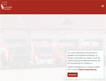 Tablet Screenshot of feuerwehr-nierstein.de